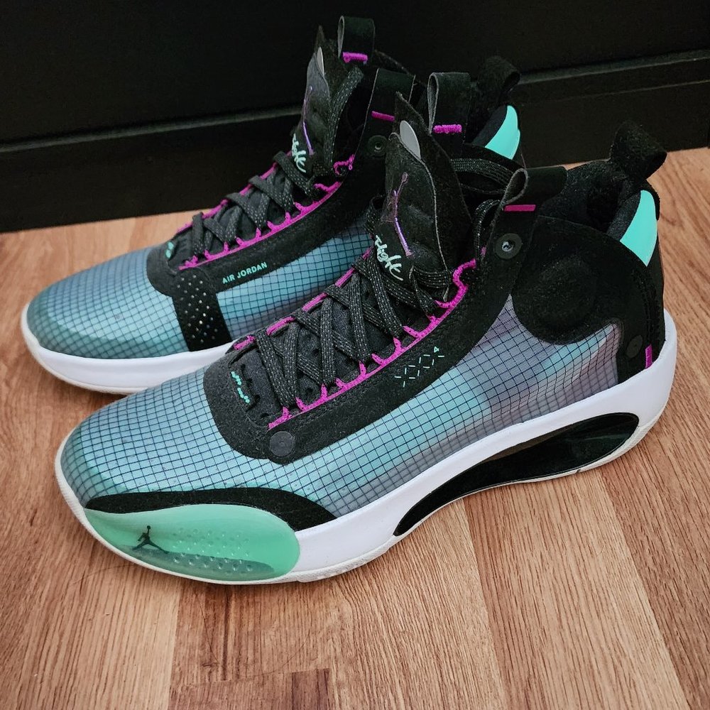 Jordan XXXIV Blue Void Men's Basketball Shoe (8.5)